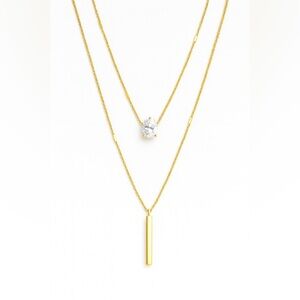 Radiant Duo Layered Necklace Set